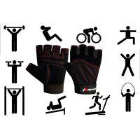 APRODO Beginner Weight Lifting Gym Gloves, Free Size