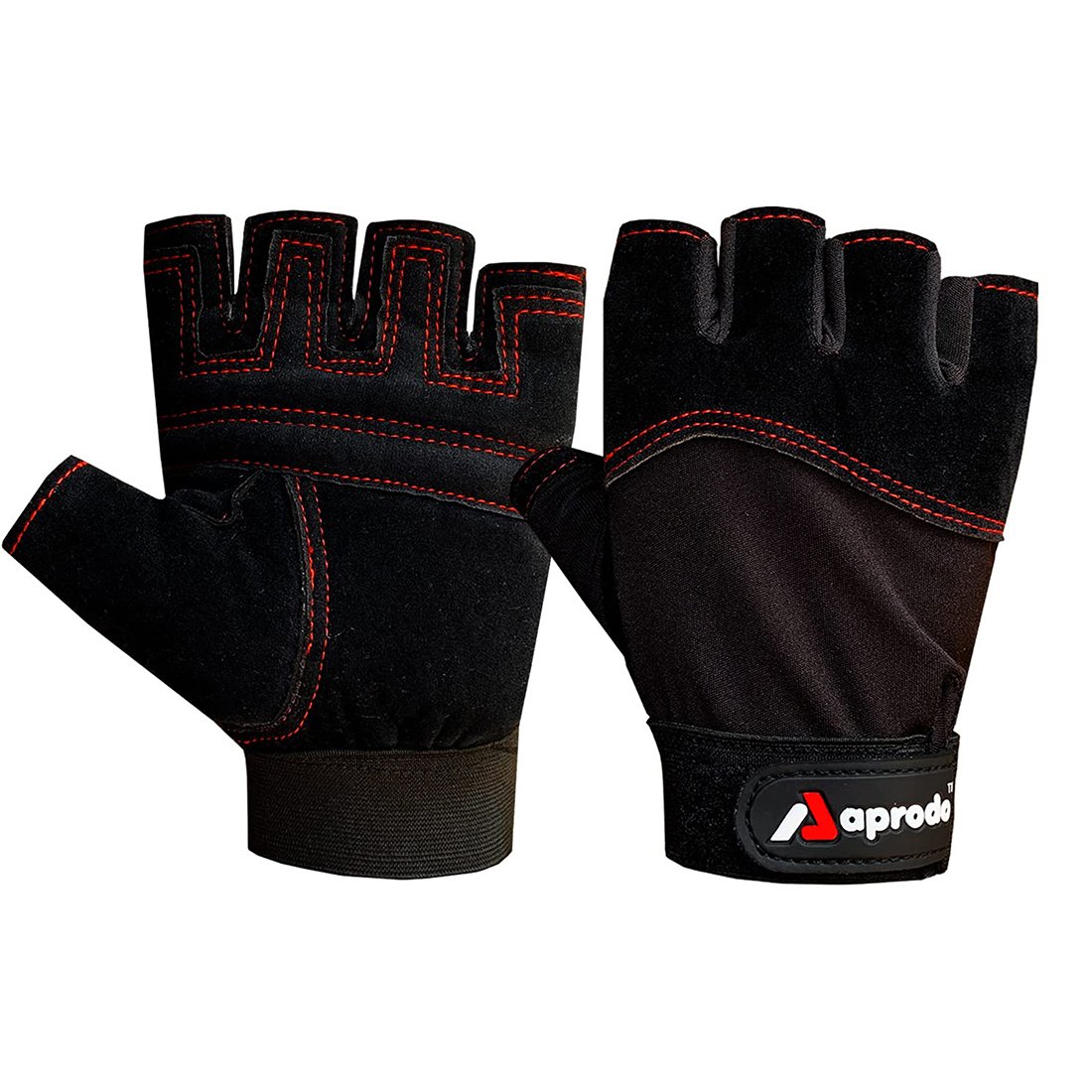 APRODO Beginner Weight Lifting Gym Gloves, Free Size APRODO Beginner Weight Lifting Gym Gloves, Free Size