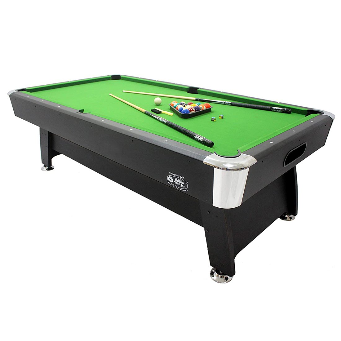Play In The City Pool Table 8 Ft X 4 Ft Green American Style Billiard Play In The City Pool Table 8 Ft X 4 Ft Green American Style Billiard