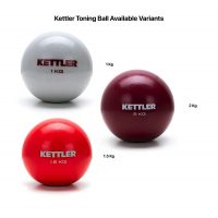 Kettler Toning Ball - German Technology Powered Soft Weighted Ball for Pilates, Yoga, Physical Therapy and Fitness, Ideal for Men & Women