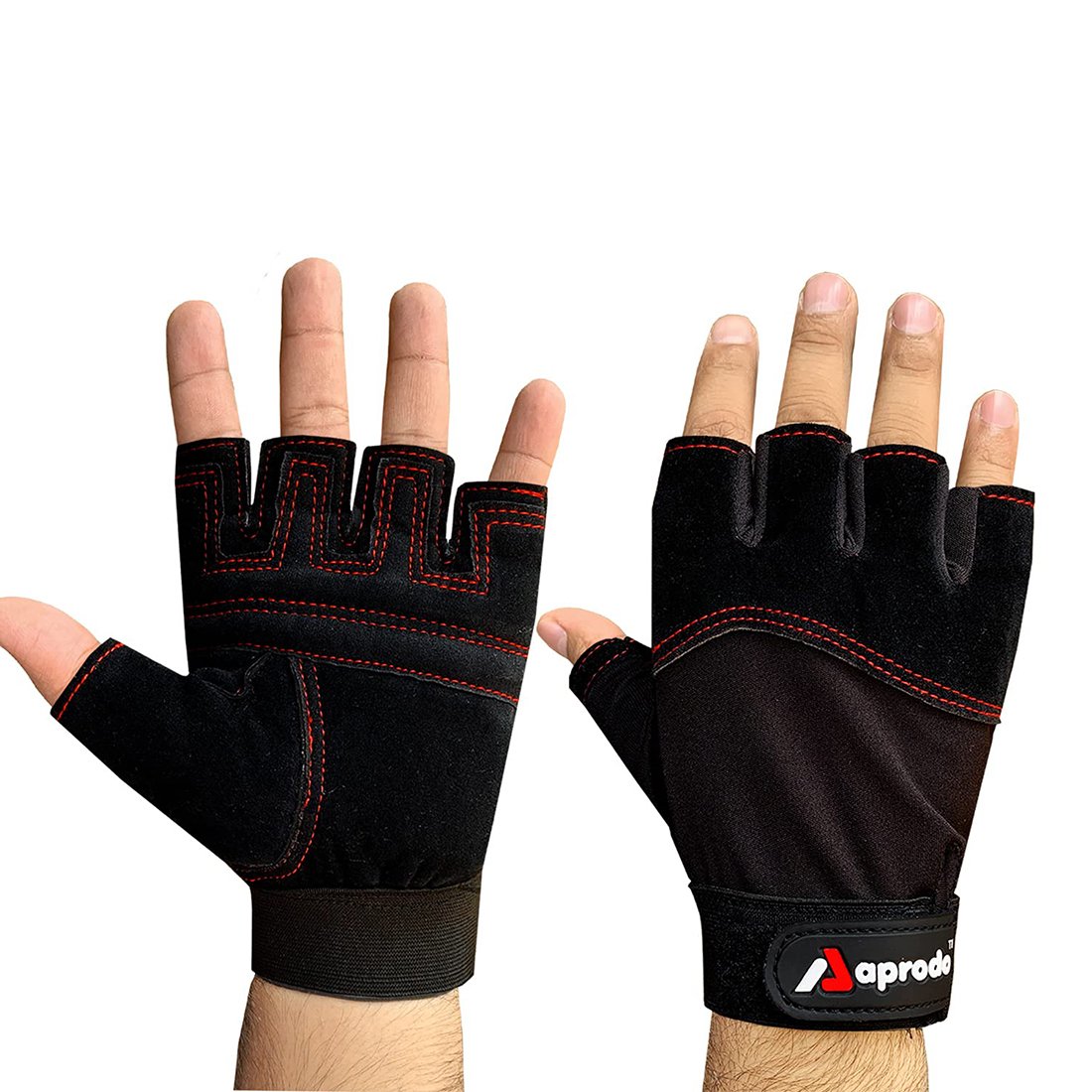 APRODO Beginner Weight Lifting Gym Gloves, Free Size APRODO Beginner Weight Lifting Gym Gloves, Free Size