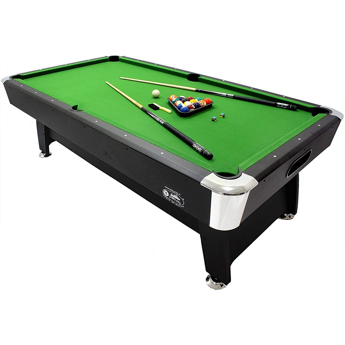 Play In The City Pool Table 8 Ft X 4 Ft Green American Style Billiard Play In The City Pool Table 8 Ft X 4 Ft Green American Style Billiard