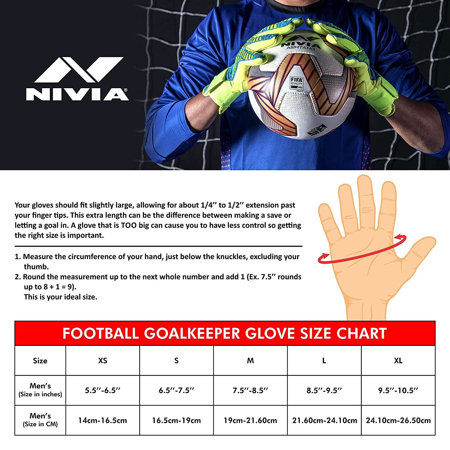 Nivia Goalkeeper Goalkeeping Gloves Nivia Goalkeeper Goalkeeping Gloves