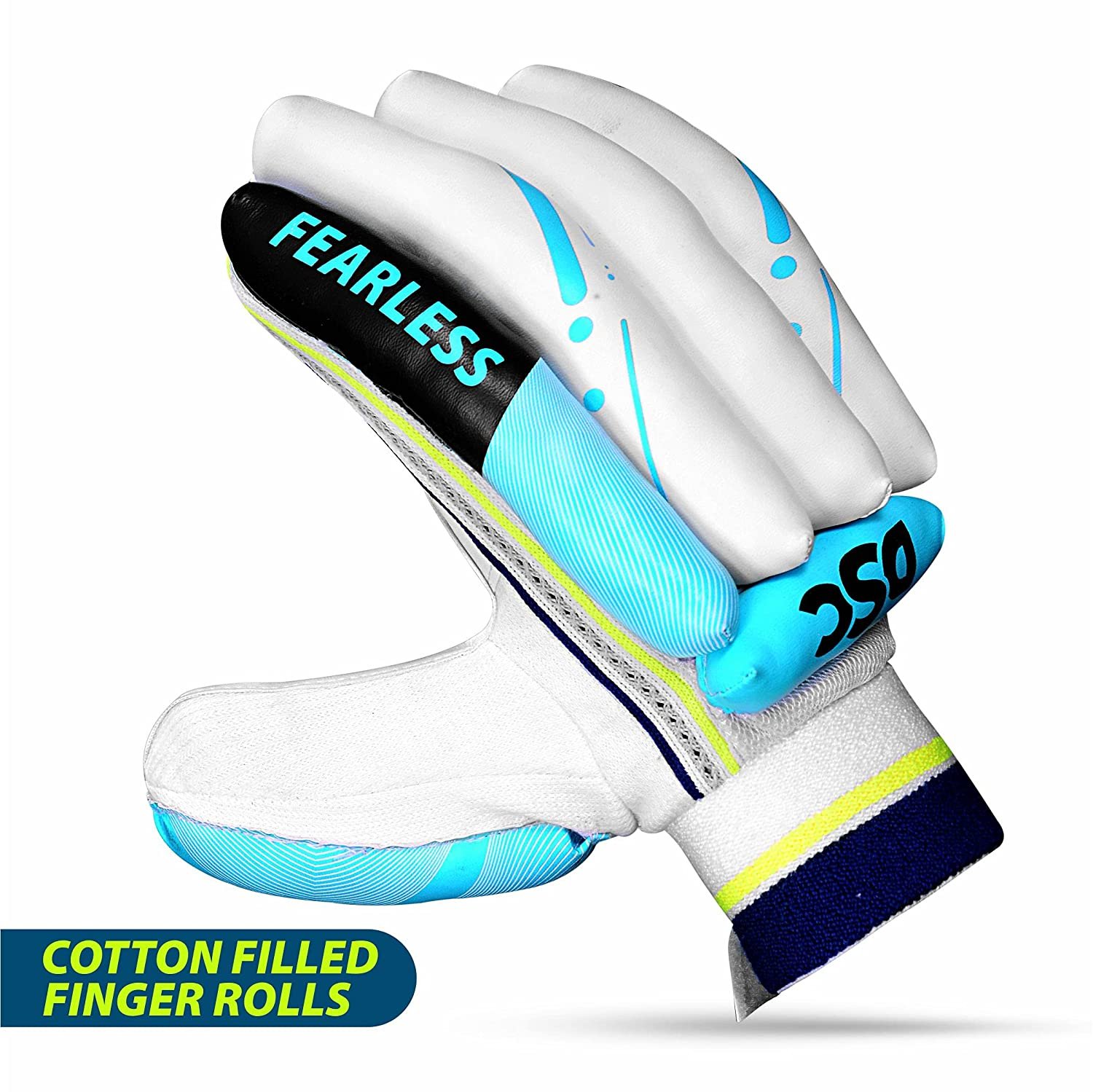 DSC Condor Ruffle Leather Cricket Batting Gloves DSC Condor Ruffle Leather Cricket Batting Gloves
